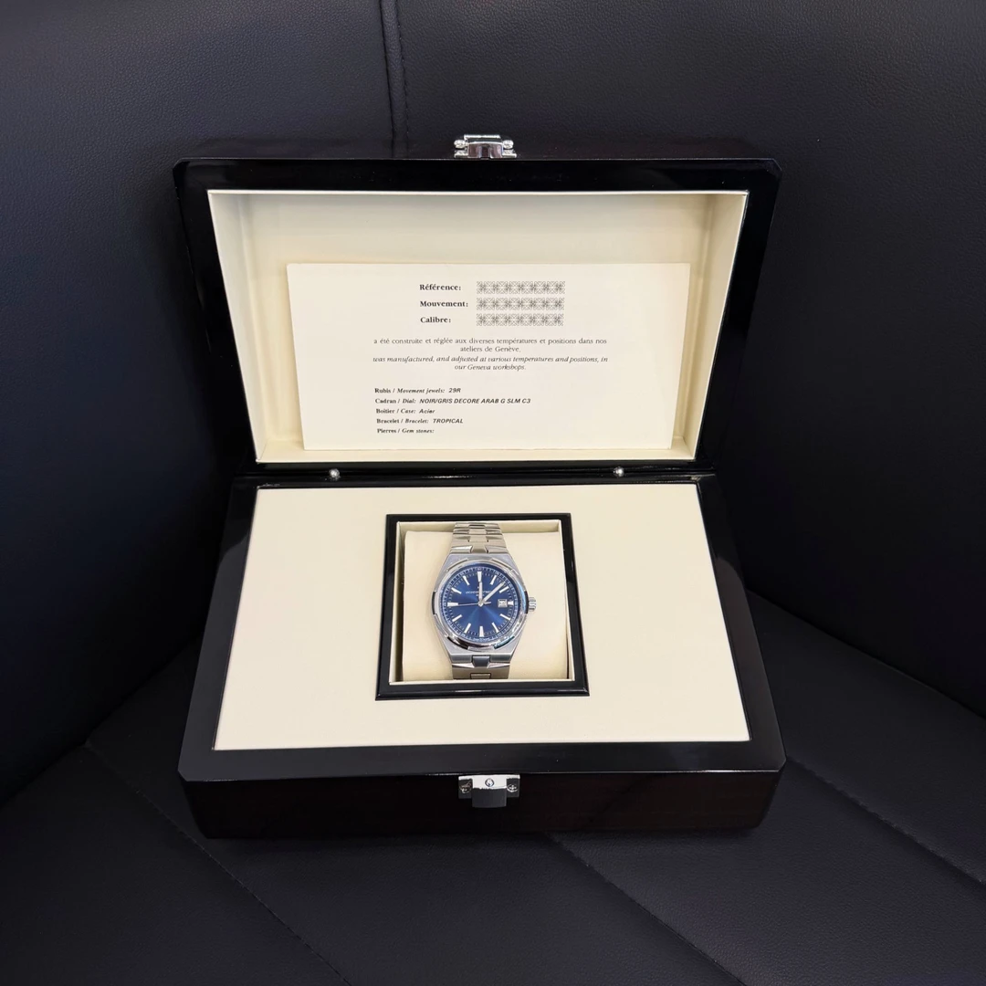 4500/ 铂金色/蓝面/全自动机械表【店长补贴】