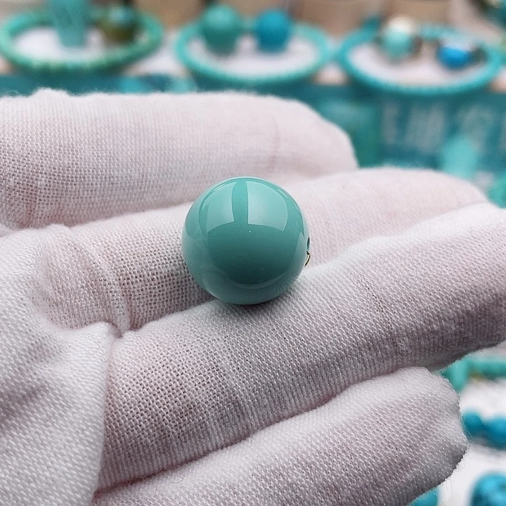 未镶嵌绿松石15.4m m