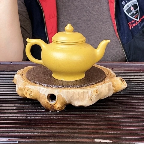 紫砂茶壶宜兴黄段130cc