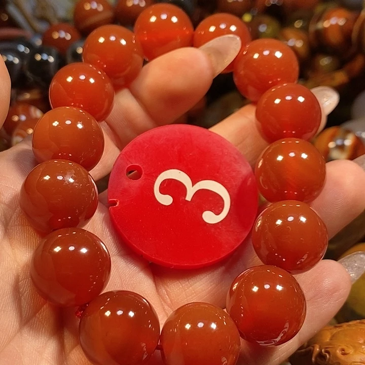 玛瑙/玉髓未镶嵌手链木*玉