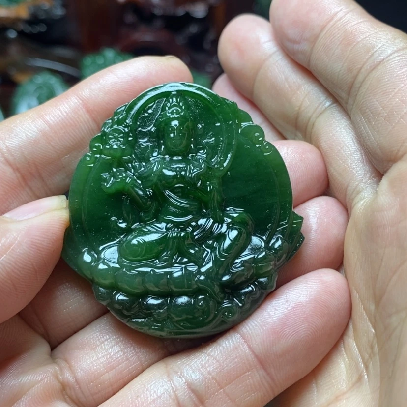 【闪购商品】和田玉（碧玉）挂件未镶嵌