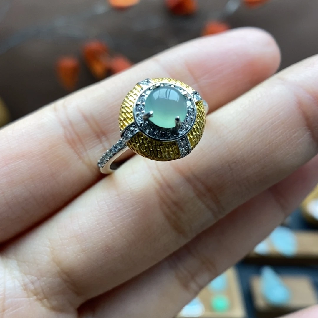 【闪购商品】颈饰银S925镶嵌翡翠12