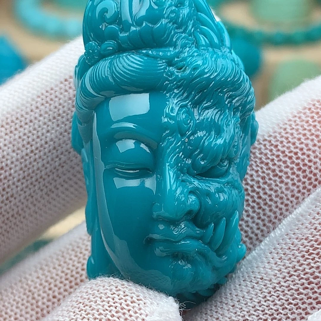 绿松石未镶嵌颈饰