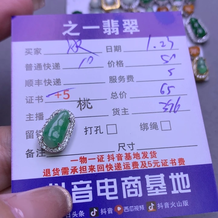 翡翠颈饰银S925镶嵌冰**?