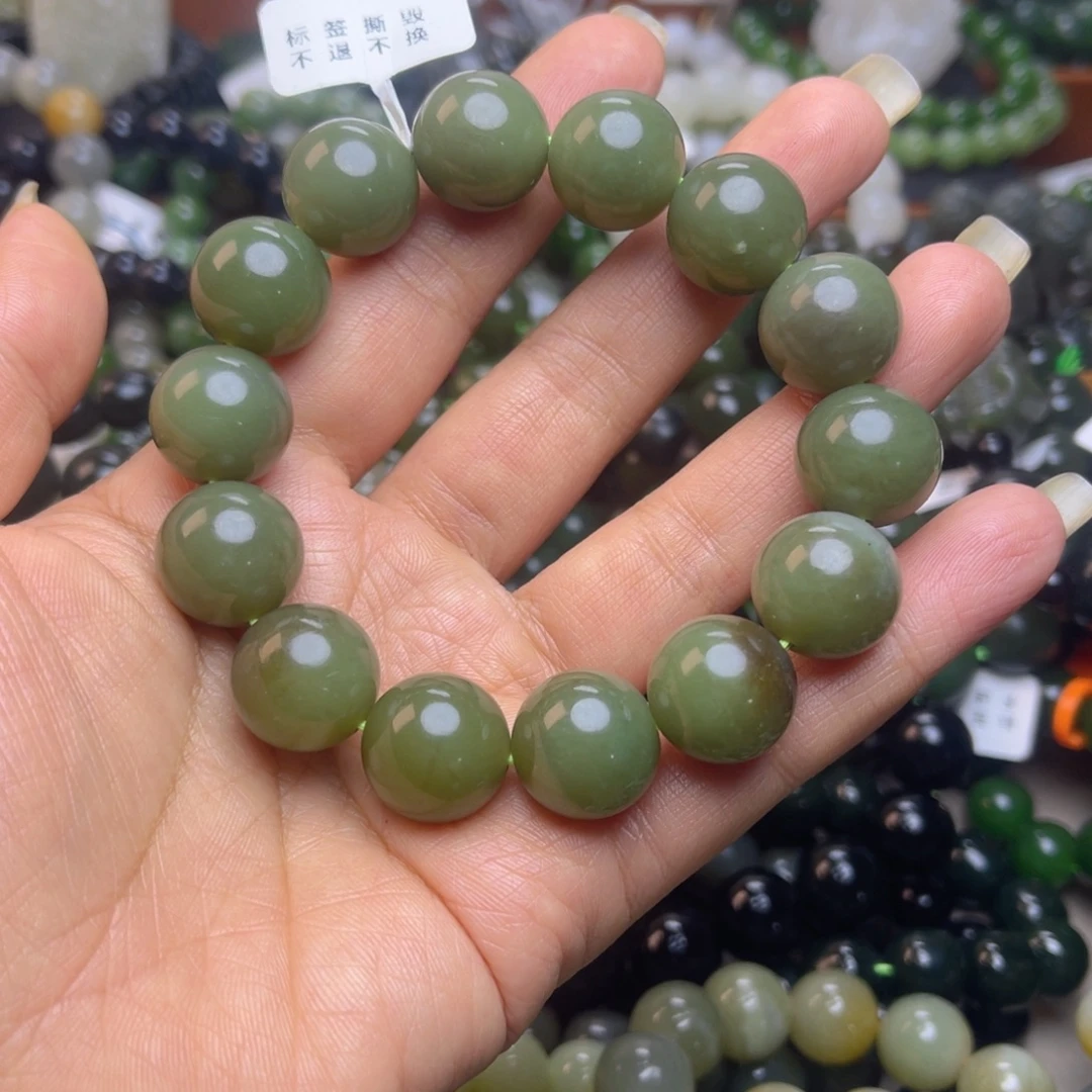 和田玉未镶嵌手链