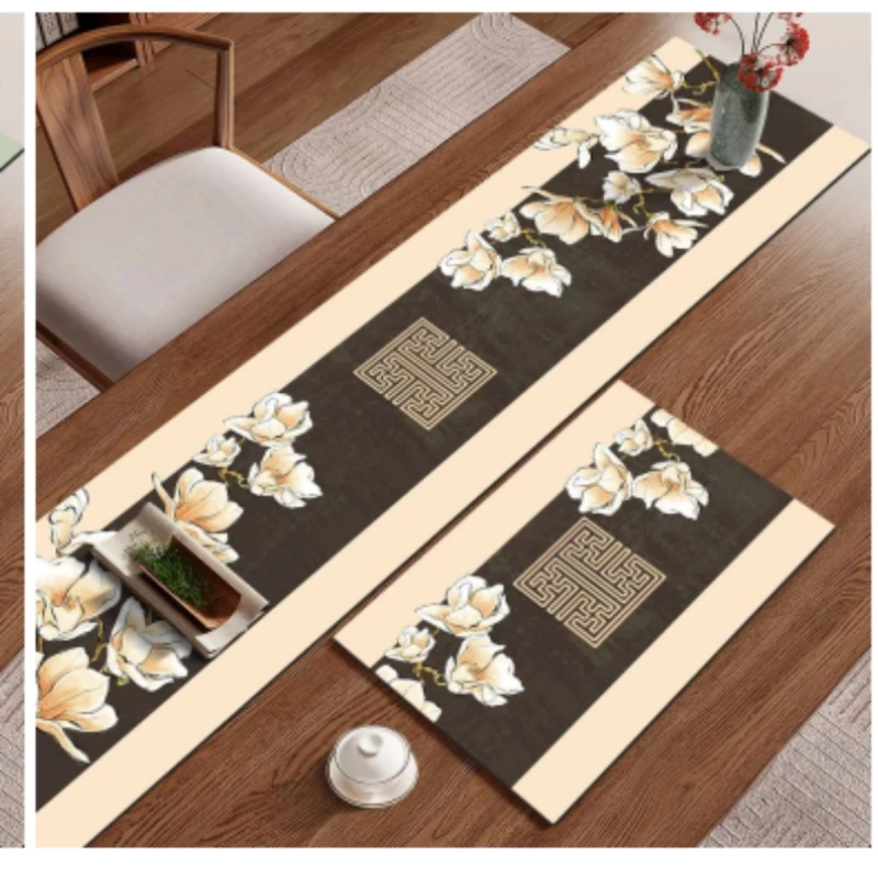 A10-8【60*200】新中式风地毯卧室床边客厅走廊厨房地垫