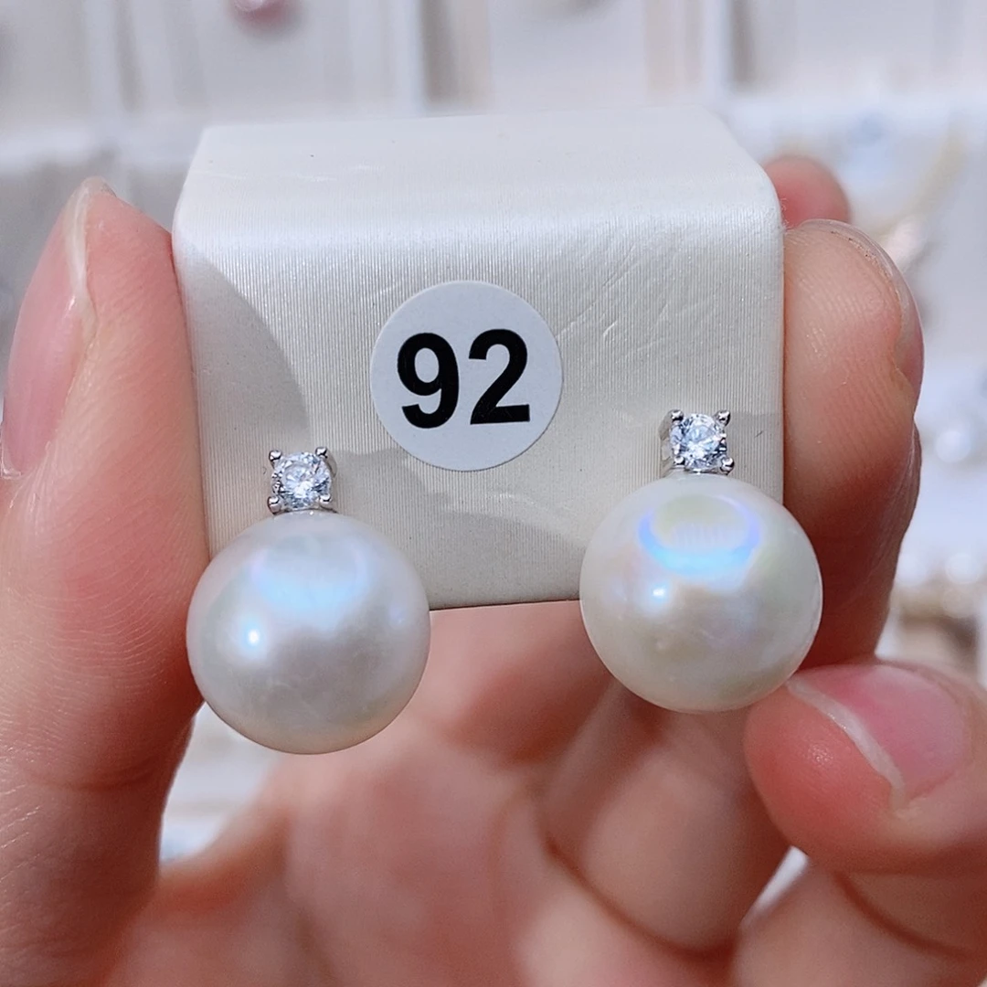 颈饰银S925镶嵌淡水珍珠