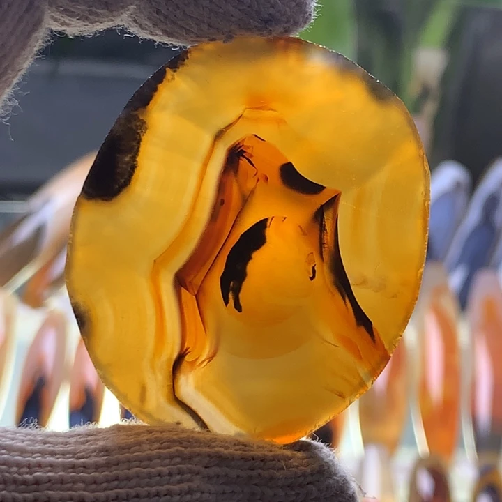 未镶嵌玛瑙/玉髓珠宝半成品77