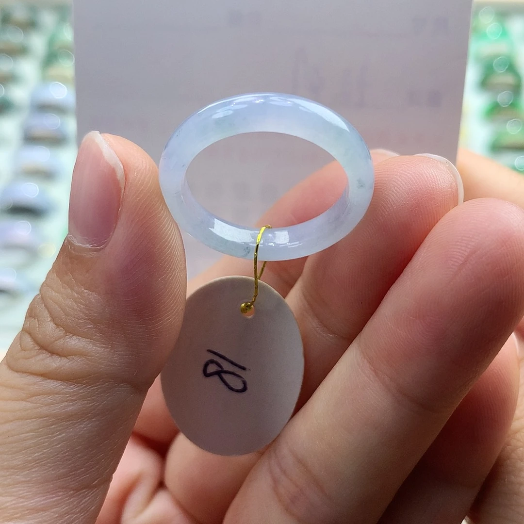 翡翠戒指未镶嵌18圈