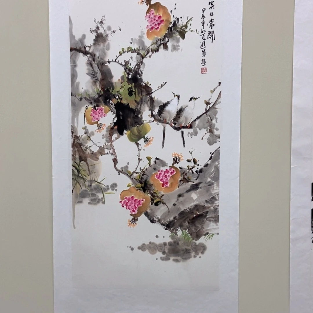 国画文进军四尺精品佳作