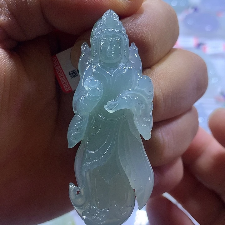 翡翠未镶嵌颈饰天然翡翠A货吊坠