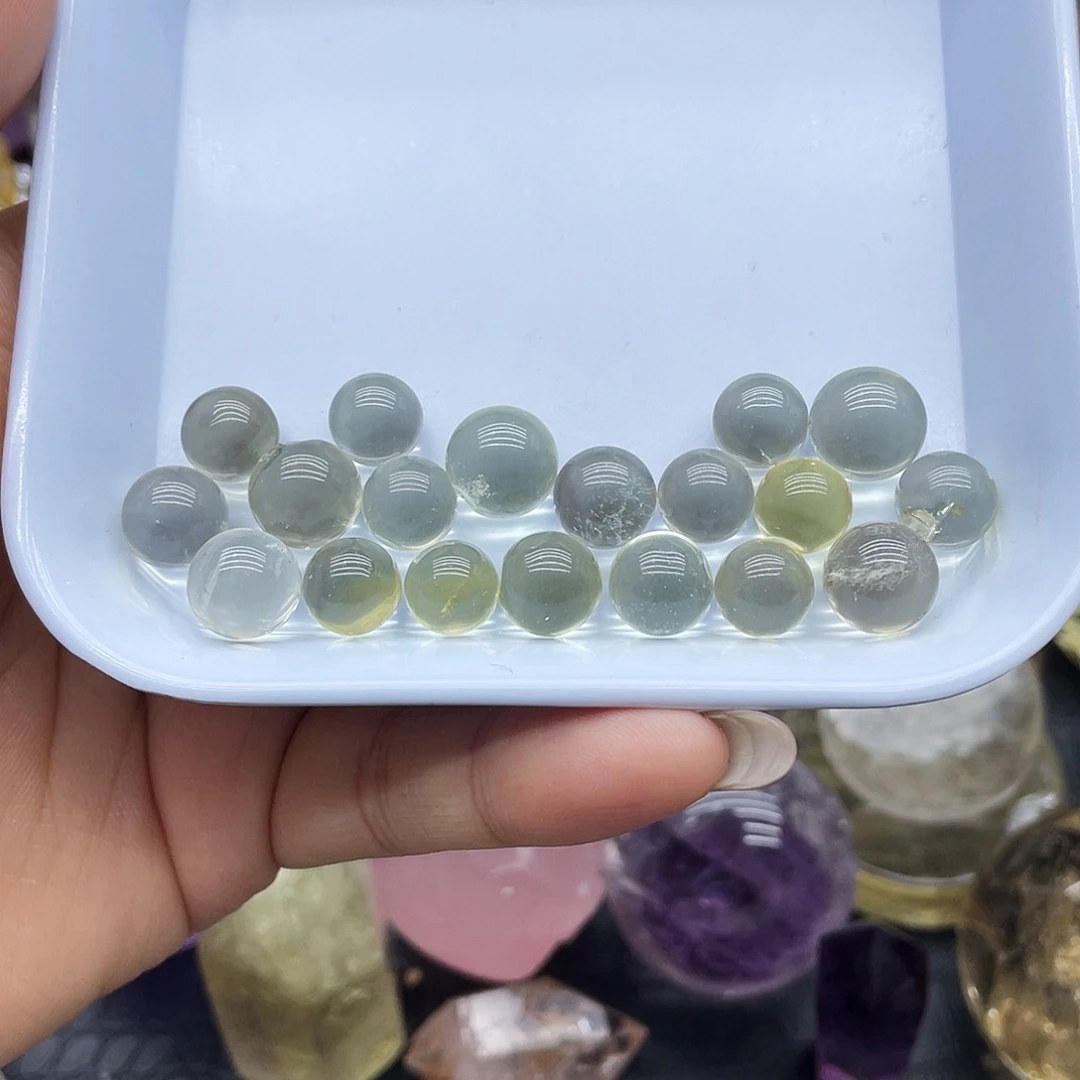 水晶未镶嵌珠宝半成品21黄水晶