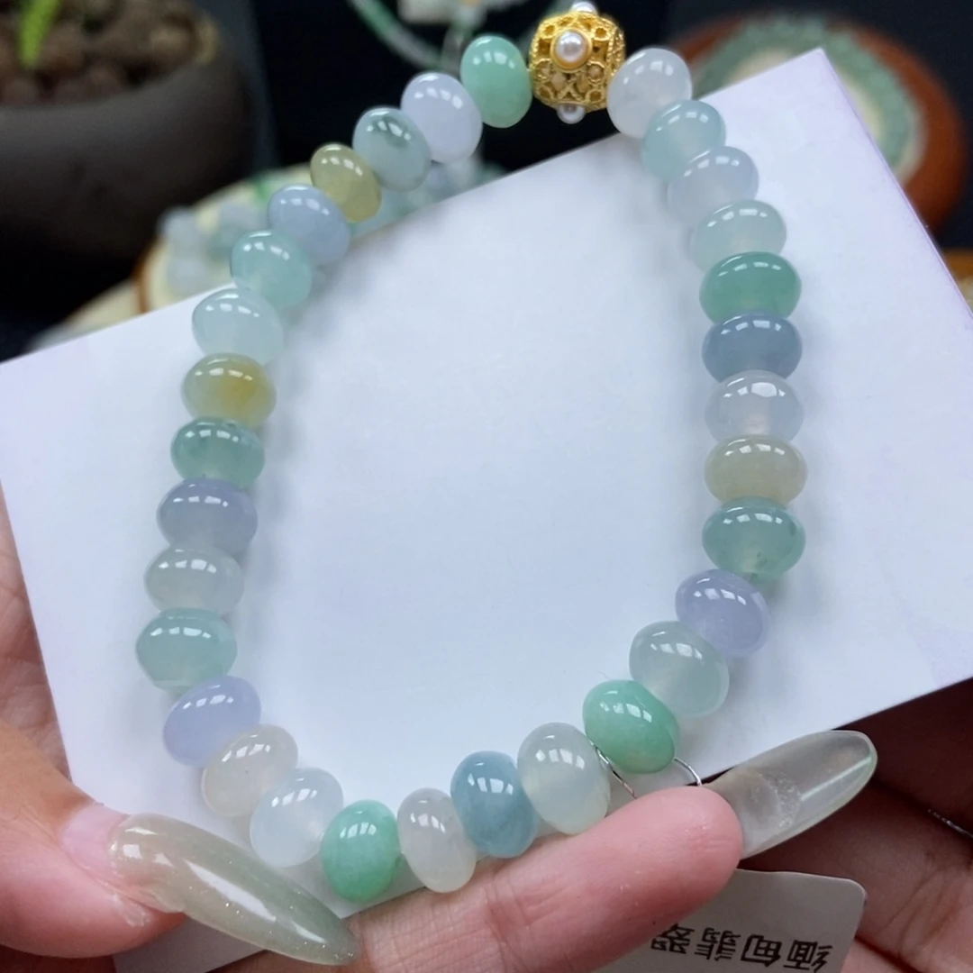 未镶嵌挂件翡翠珠链