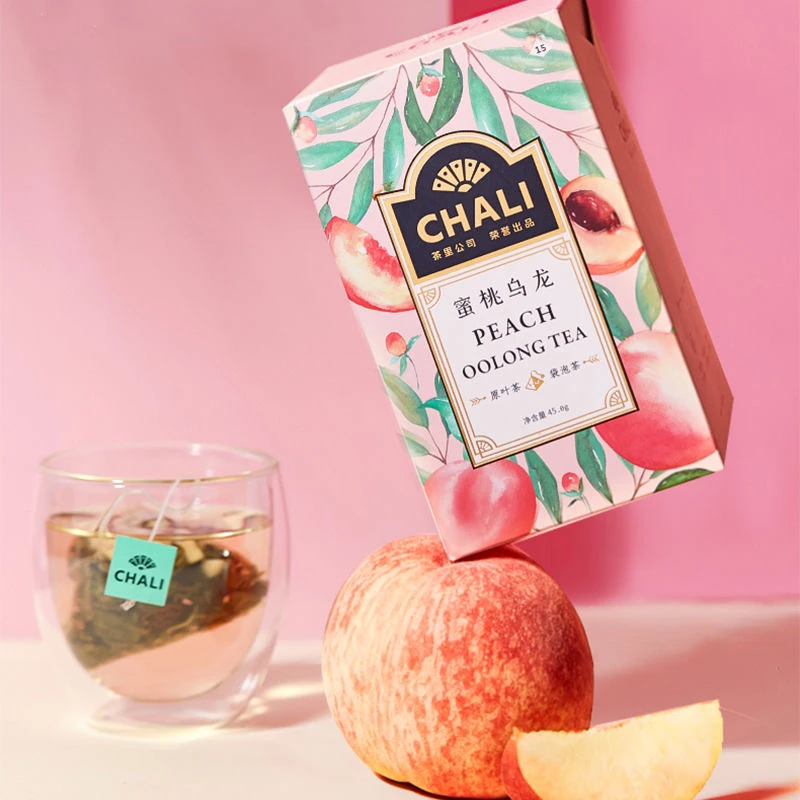 茶里CHALI 蜜桃白桃乌龙茶茶包水果茶里花茶养生茶叶礼盒