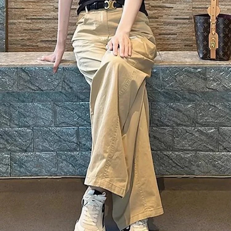 夏季大码减龄洋气短袖T恤搭配休闲阔腿裤女装穿搭