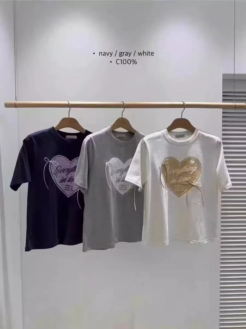 20278韩单三色半袖百搭夏季