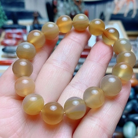 玛瑙/玉髓合金颈饰