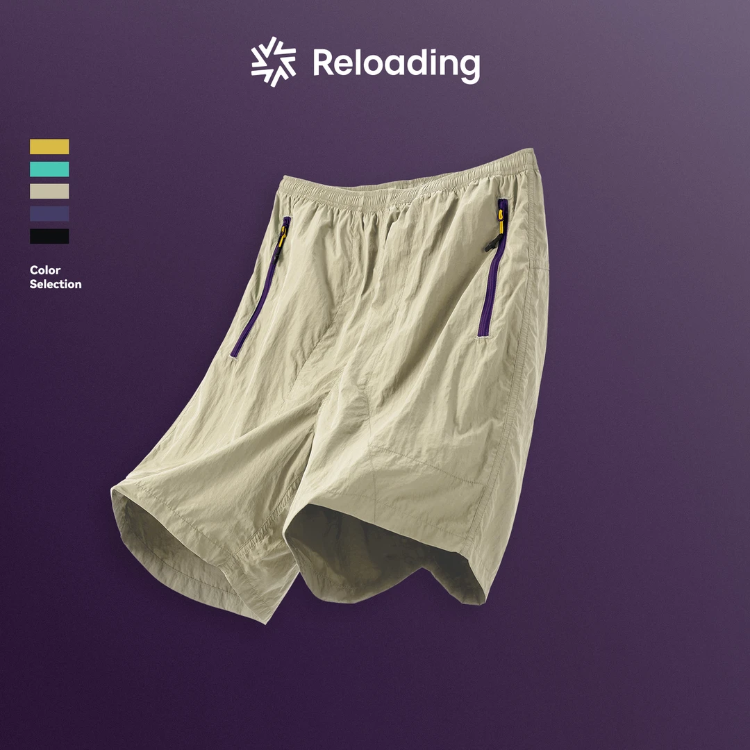 【紫标】重新加载 户外宽松三防轻薄速干轻量感撞色经典沙滩裤