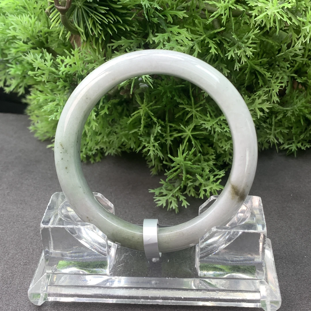 【刘思懿】天然缅甸A货翡翠手镯-C-2