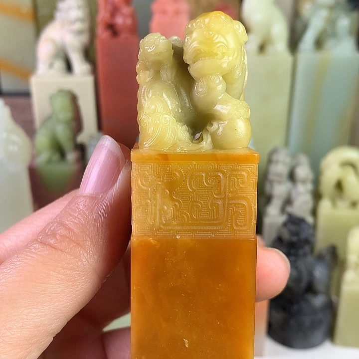 青田石缘青田石印章