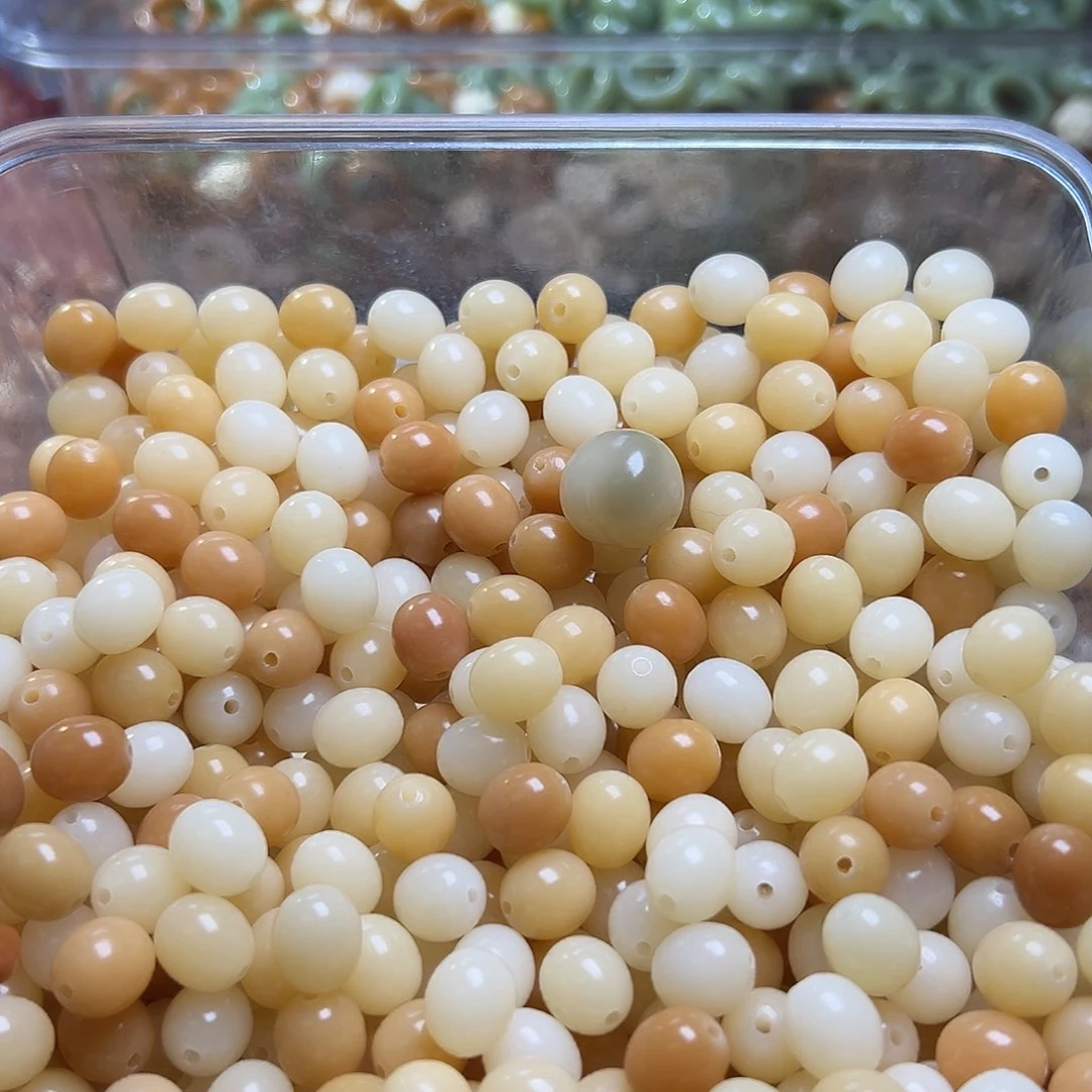 菩提根/象牙果吊坠卡12黄金鹅蛋108颗