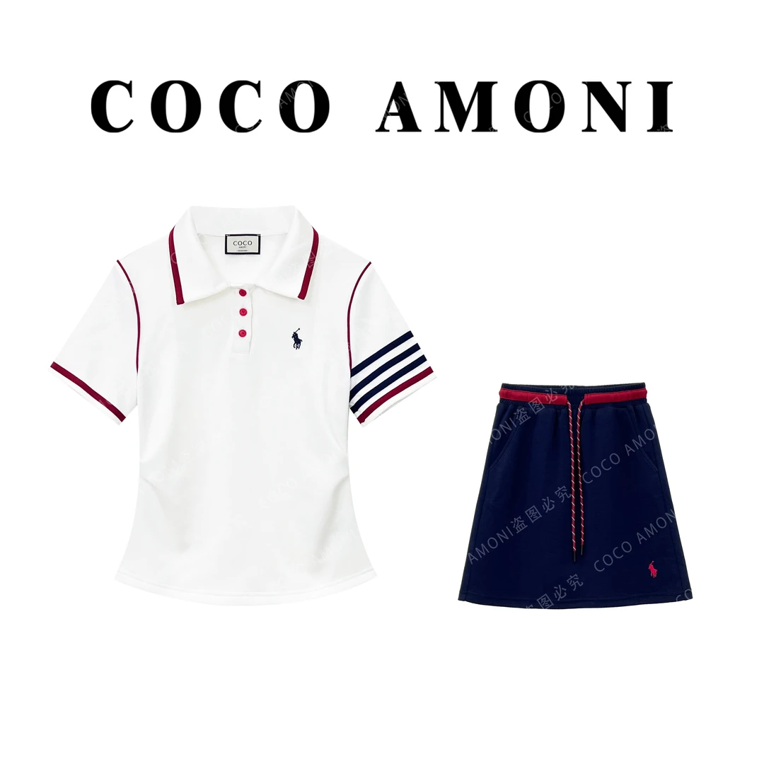 设计师新款夏季高定女装拼接重工刺绣图标显瘦气质套装AC782