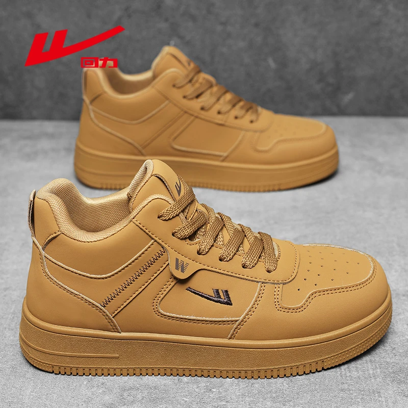 Warrior/回力2025新款高帮休闲鞋爆款鞋子男款板鞋干净感痞帅男鞋