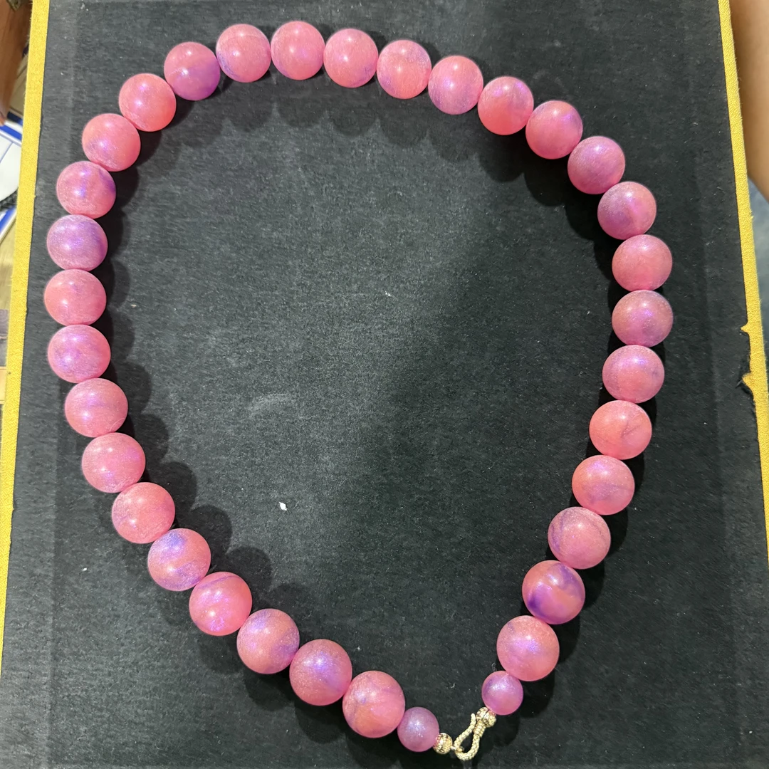 精品血莲金项链丫7153