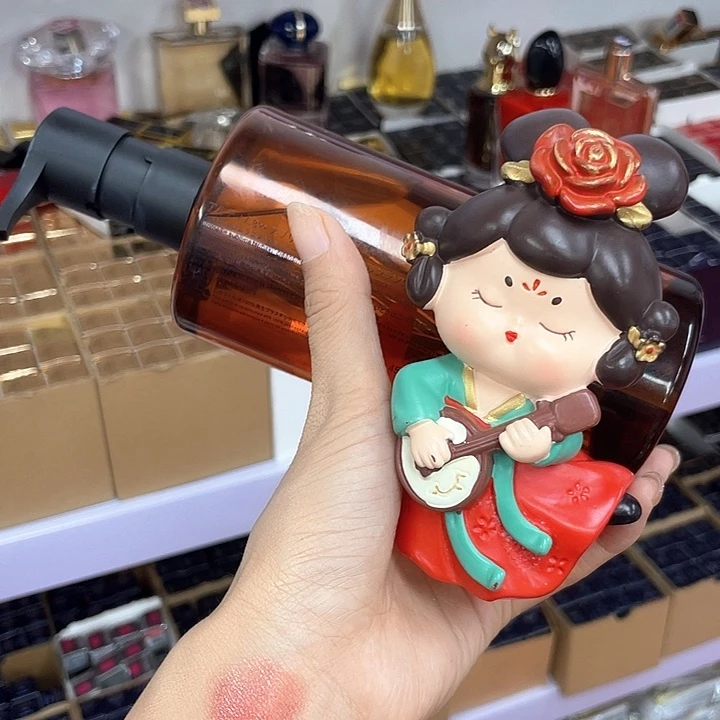 瓷片卸妆琥珀陶瓷娃娃