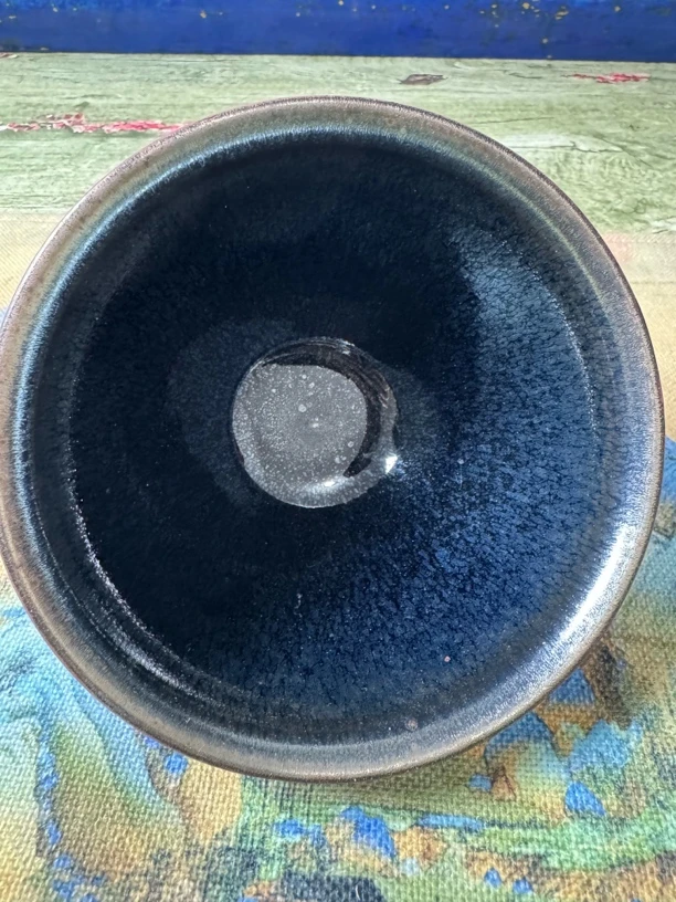 大漆建盏点茶红漆40道工艺