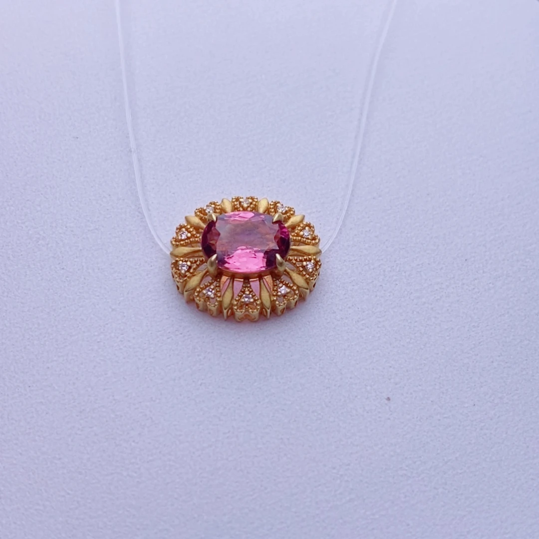 颈饰碧玺未镶嵌界面魔盒yy