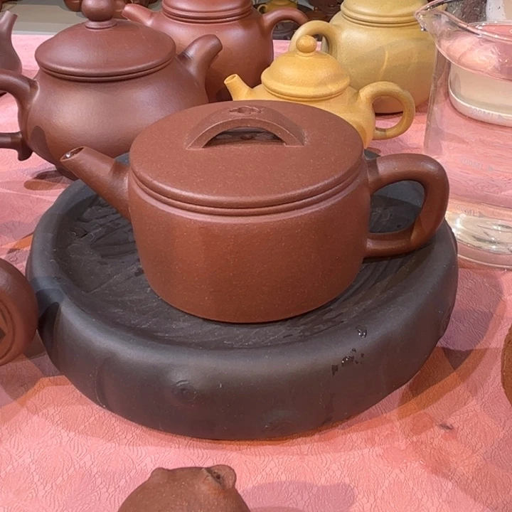 茶壶紫砂底槽青新品汉瓦200cc