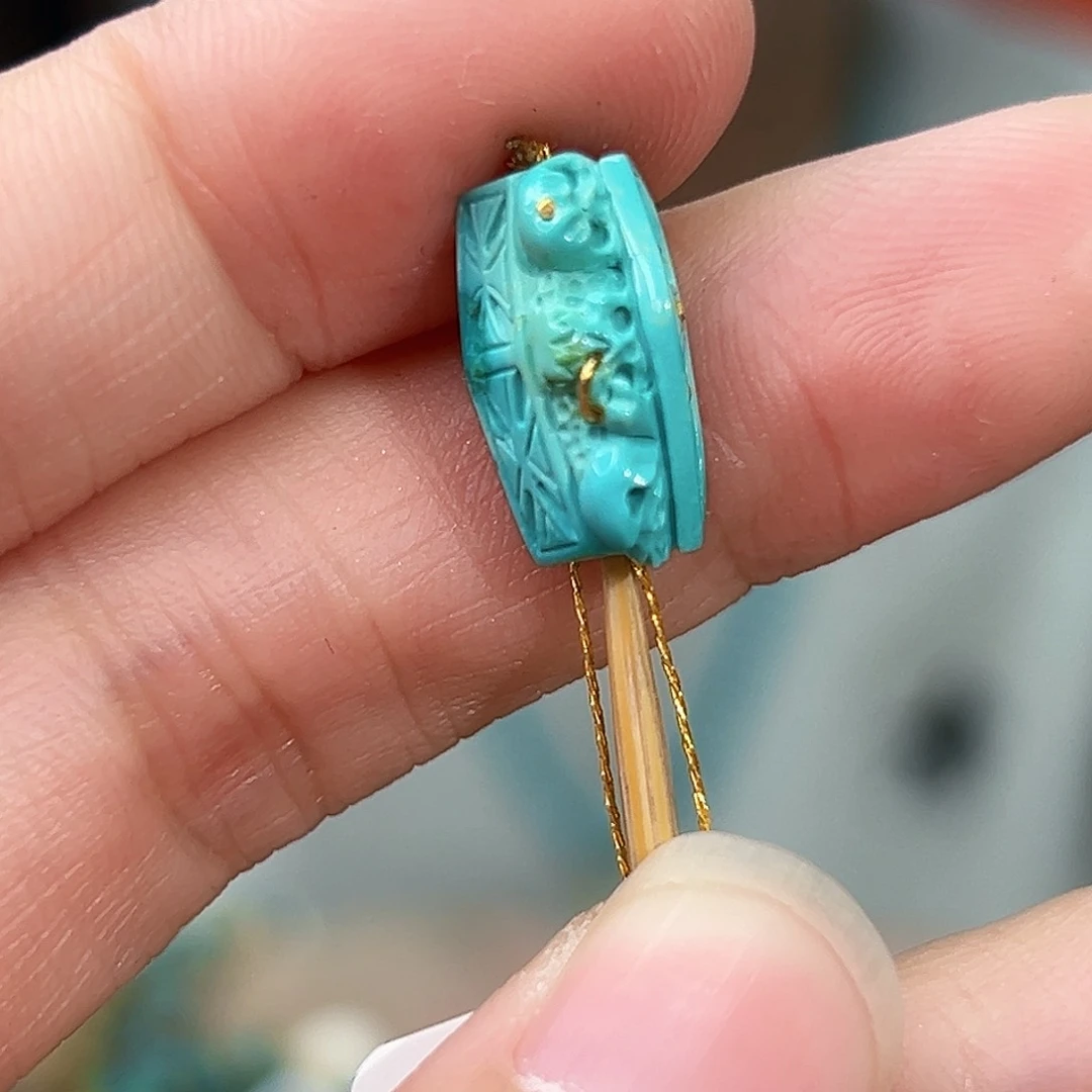 绿松石珠宝奇石未镶嵌