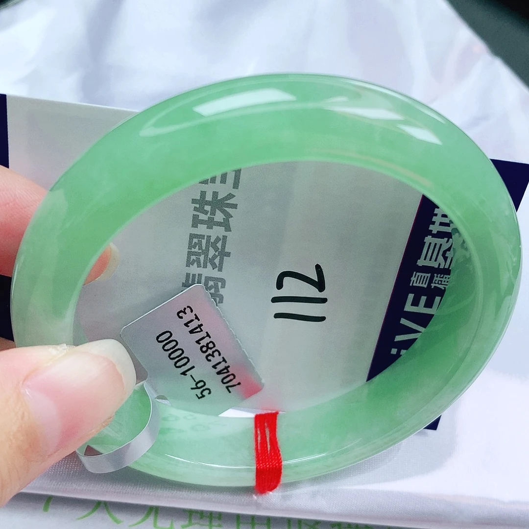 翡翠未镶嵌手镯缅甸天然A货翡翠手镯