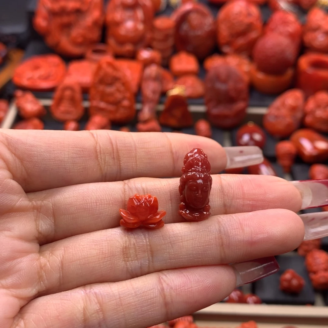 【闪购商品】南红玛瑙配饰套装未镶嵌