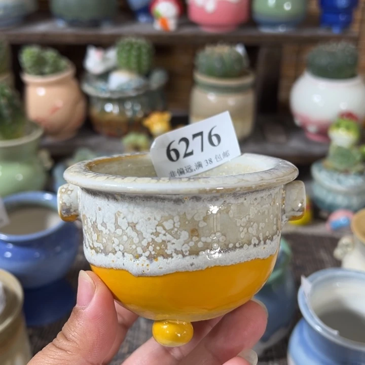 口6 手工花盆满30包邮