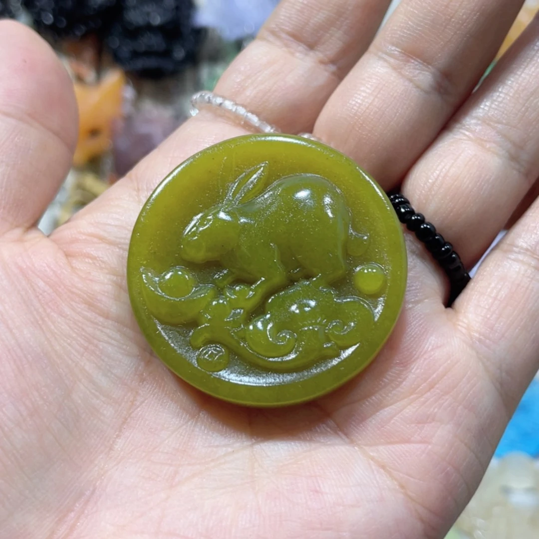 【闪购商品】未镶嵌岫玉颈饰70吊坠