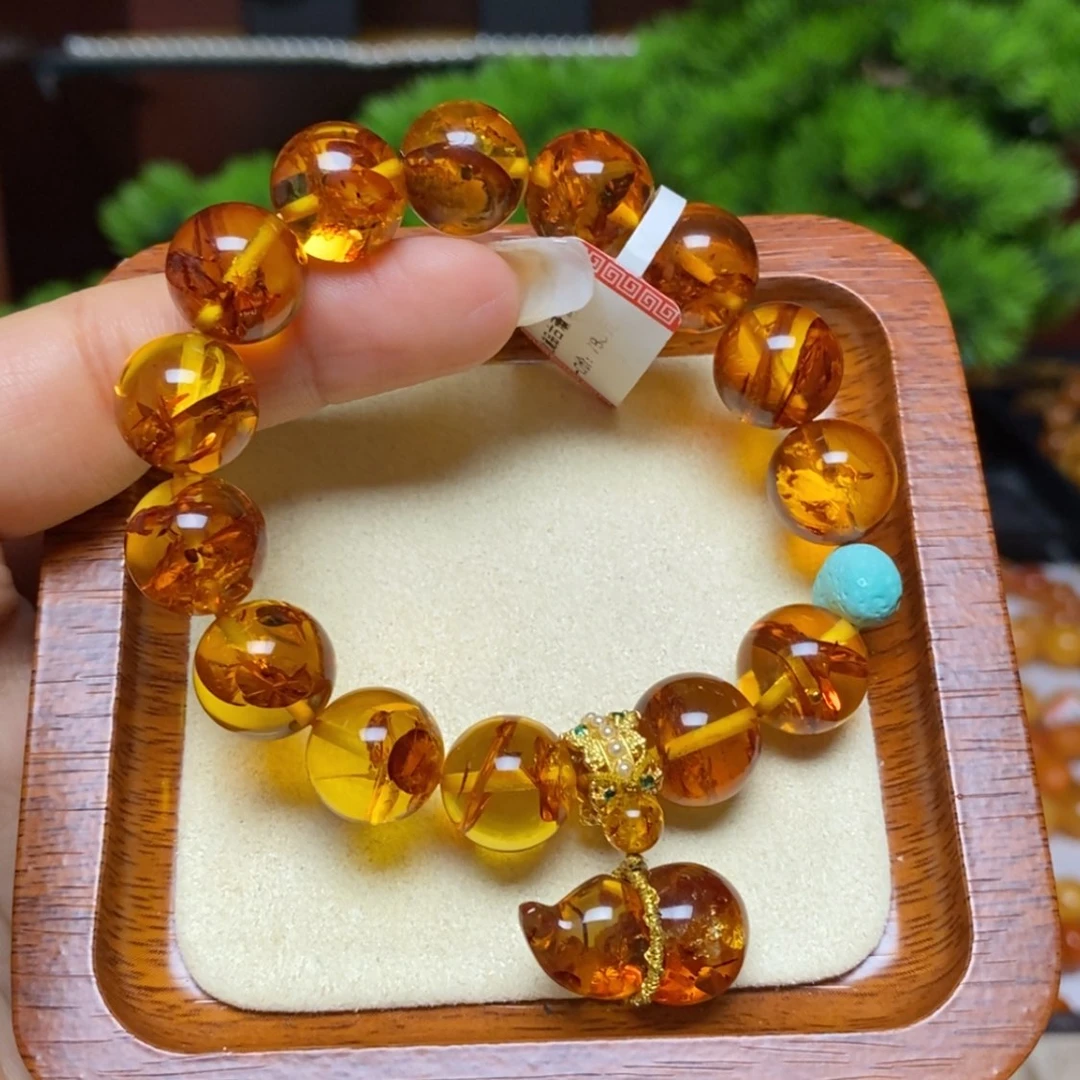 【闪购商品】手链琥珀未镶嵌手串