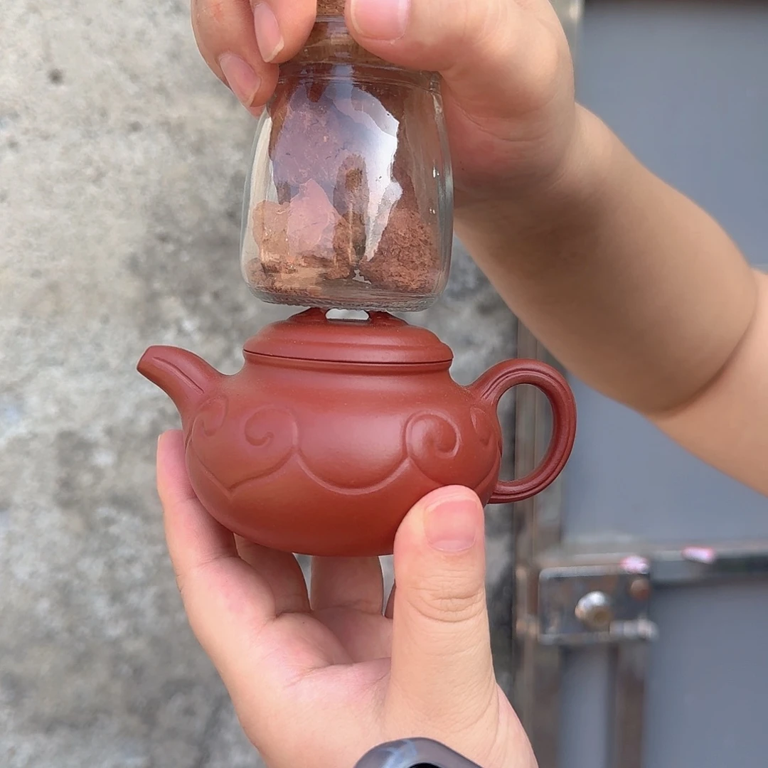 紫砂茶壶150小仿古如意