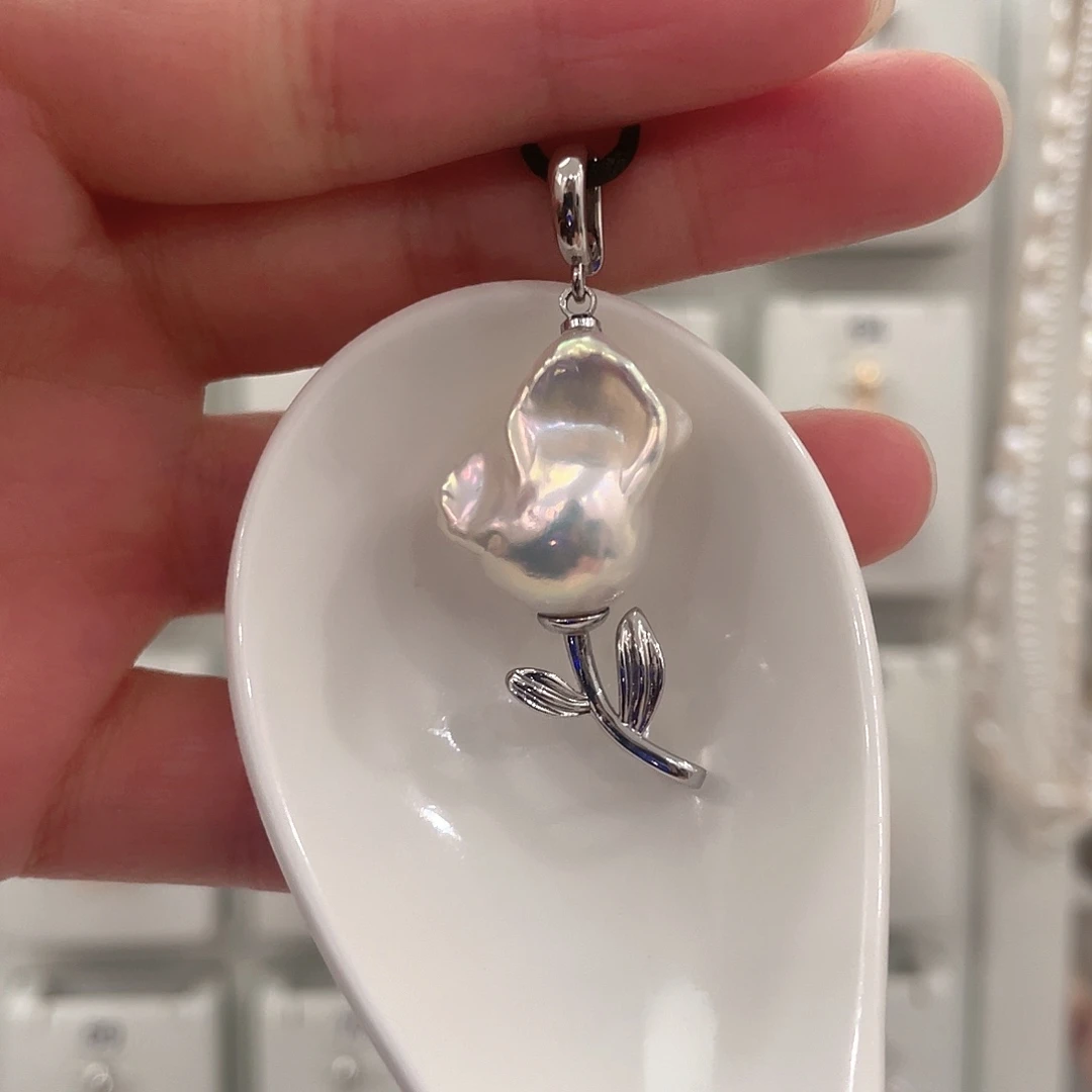 淡水珍珠吊坠(不含链)未镶嵌