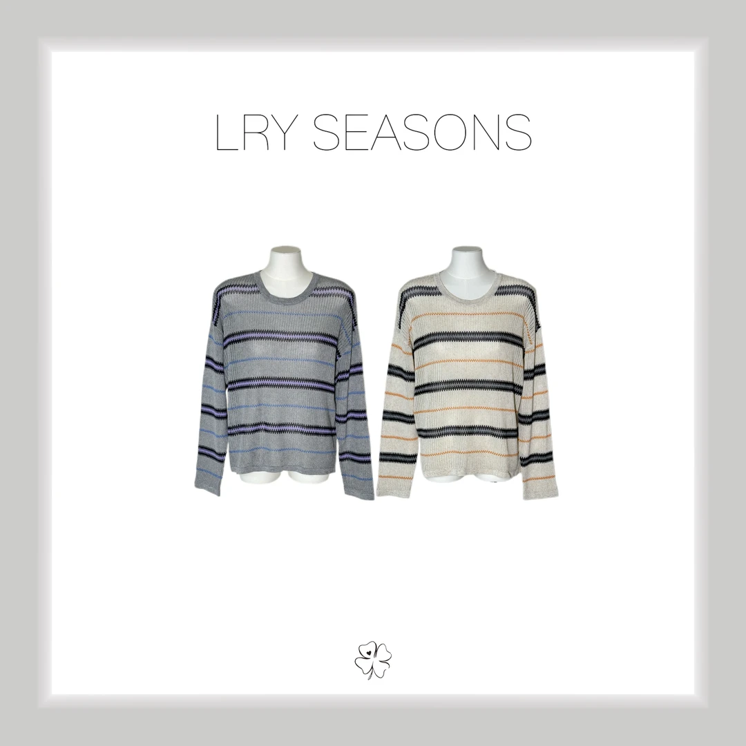 LRY SEASONS |撞色条纹上衣25128