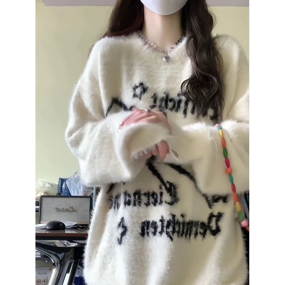（301-350）秋冬百搭女士短款针织毛衣女款外套A