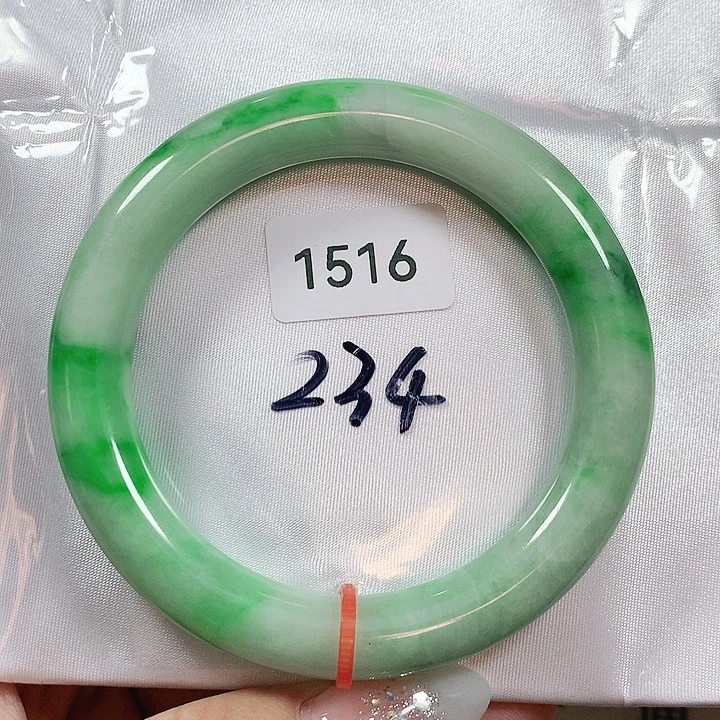 翡翠手镯未镶嵌天然翡翠手镯57