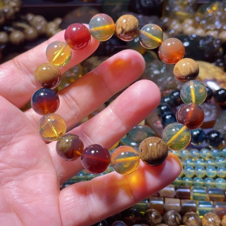 琥珀手链未镶嵌初*