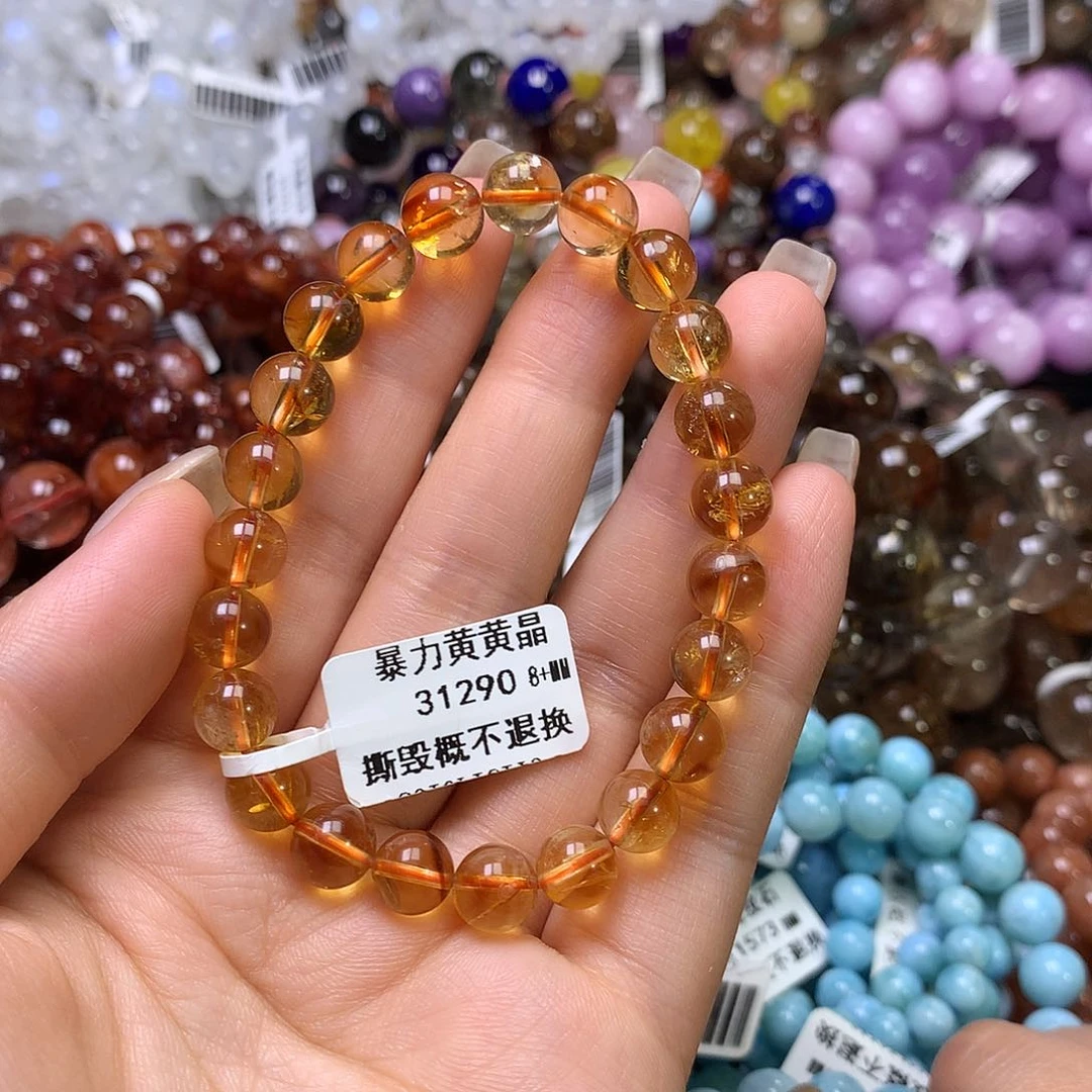 水晶手链未镶嵌，