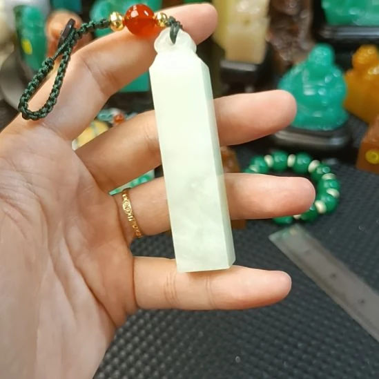 寿山石印石如意纽