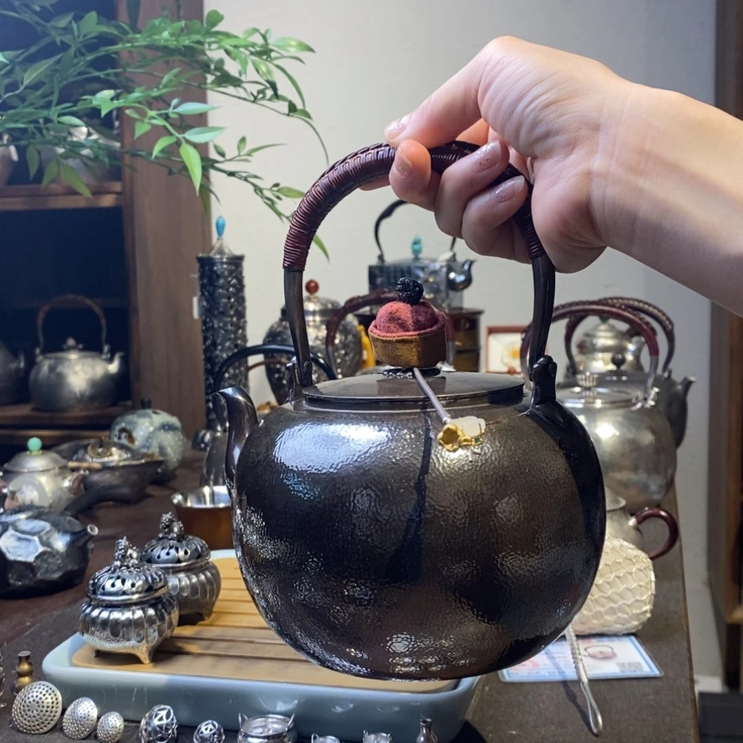 纯银烧水壶纯手工