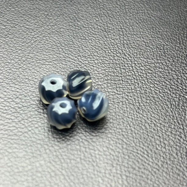 精工扭扭珠老型单株透糖心文玩配珠 尺寸7mm左右