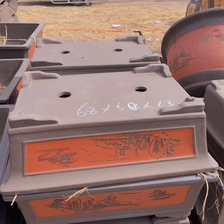 红陶长方形花盆6850