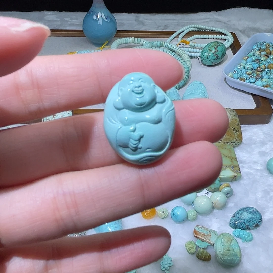 绿松石未镶嵌珠宝奇石